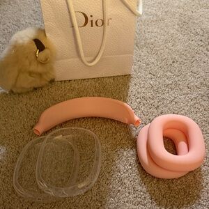 Amazon Pink and Clear AirPods Max Accessory Set